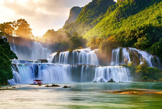 Ban Gioc Detian Falls, Vietnam Waterfall